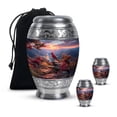 thumbnail image 6 of Cardinal Bird Funeral Urn For Ashes For Women, Large Mountain Urns For Human Ashes Adult Male, Blue Cremation Urns For Mom, Funeral Urn For Male, 10 Inch, 6 of 6