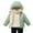 Soybean Green, variant on Godderr Boys Girls Hooded down Cotton Jacket for Baby Kids Solid Color Lightweight Cotton Coat Fleece Short Cotton Jacket with Pockets Winter down Jacket Tops for 1-7Y