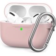 thumbnail image 1 of AHASTYLE AirPods Pro Case Protective Cover [Front Visible] [Added Carabiner] Compatible with Apple AirPods Pro 2019, 1 of 5