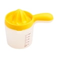 thumbnail image 1 of Hearth & Gear Portable Manual Hand Squeezer Juicer Yellow Fruit For Orange Easy Operation Fast Food Stainless Juice Handheld Juice Hand Steamer Juicer Stainless Steel Juice Carrot Hand Fruit Juicer, 1 of 4