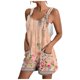 thumbnail image 1 of Pantalones Cortos de Mujer Casual Suspender Impresión Pantalones Cortos de Bolsillo, Pantalones Cortos de Mujer con Bolsillos, 1 of 5
