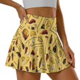 thumbnail image 5 of HELLHERO Built-in Shorts Women's Athletic Golf Skorts Skirts for Tennis Yoga, Golf Equipment Print Polyester Spandex Fabric Workout Tennis Skirt 2 Side Pockets, 5 of 9