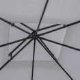 thumbnail image 4 of Outdoor pavilion replacement canopy, suitable for outdoor use, light gray (top only), 4 of 5