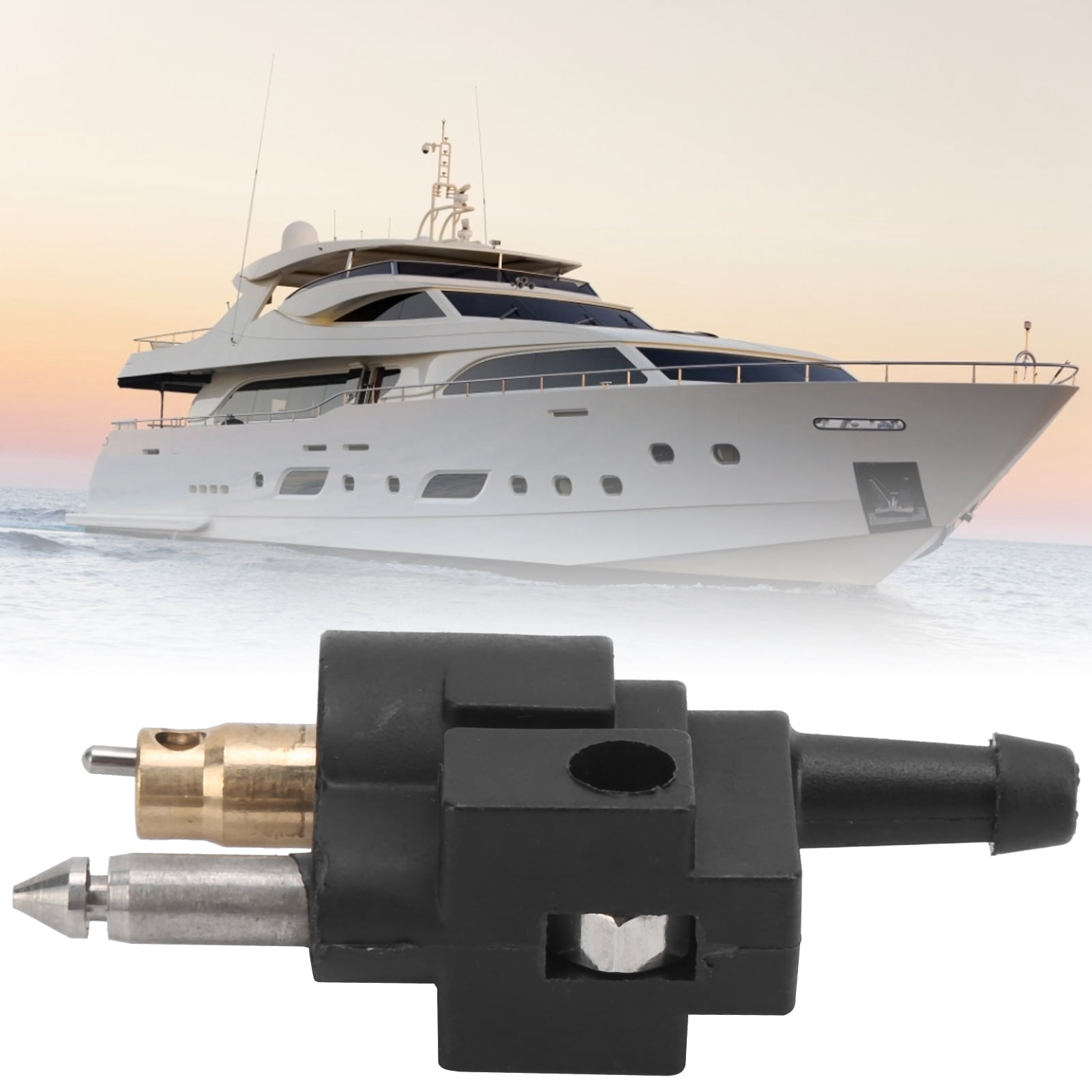 Ymiko Outboard Fuel Line Connector,Engine Fuel Hose Connector,Outboard