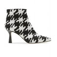 thumbnail image 2 of Louise et Cie Lenci Black White Kitten Heel Pointed Toe Dress Ankle Boots (BLACK/WHITE, 6.5), 2 of 3