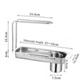 thumbnail image 2 of Stainless Steel Draining Rack, Upgraded Kitchen Sink Faucet Organizer Adjustable, 2 of 5