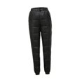 thumbnail image 4 of Pantalones de nieve de cintura alta para exteriores, resistentes al viento, acolchados, para adultos, pantalones cálidos de invierno 4XL, 4 of 9