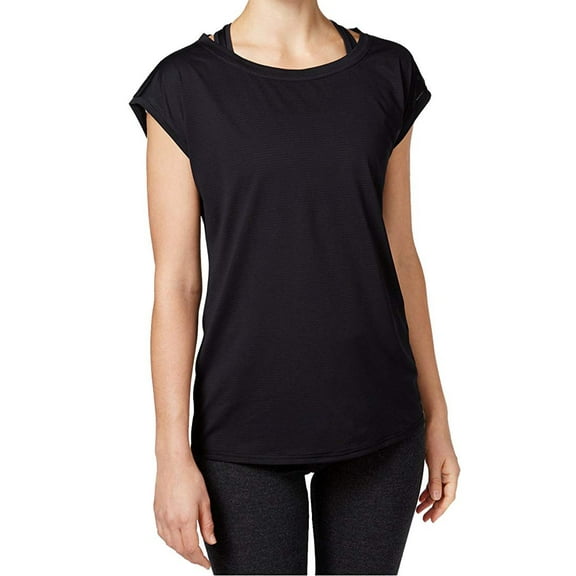 Ideology Womens Mesh Back Top