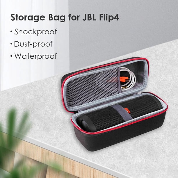 Estuche de almacenamiento de transporte de carcasa dura portátil para altavoz JBL Flip 4 a prueba de golpes