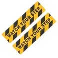 thumbnail image 2 of Miangastore 2pcs Caution Warning Stickers Anti-slip Caution Decals Watch Your Step Warning Stickers, 2 of 9