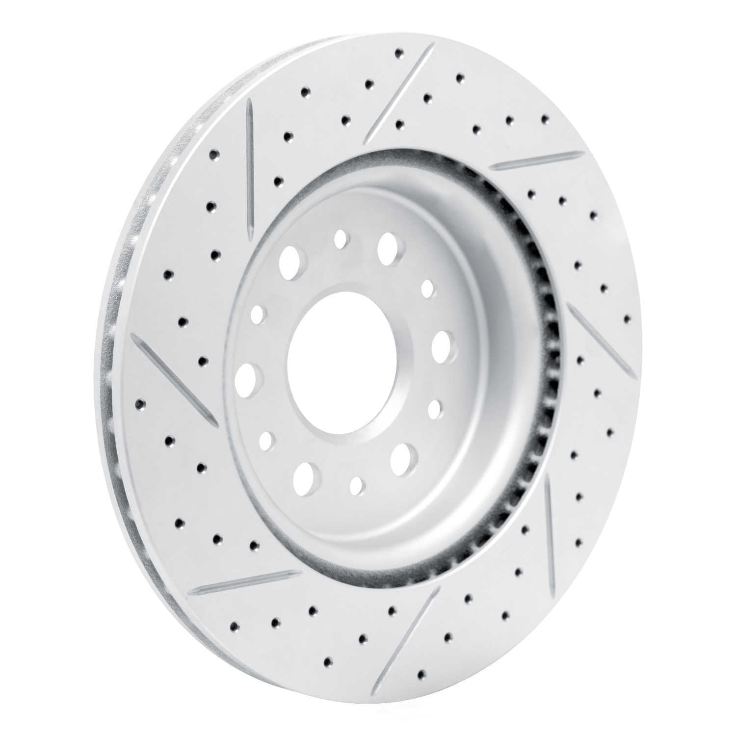 Dynamic Friction Company 830-48000L DFC Geoperformance Rotor - Drilled and Slotted