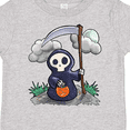 thumbnail image 4 of Inktastic Halloween Trick or Treating Cute Grim Reaper Boys or Girls Toddler T-Shirt, 4 of 5