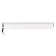 thumbnail image 5 of Awntech 16 Ft Destin Left Motorized Heavy Duty Patio Retractable Awning with Protective Hood (192in x 10.38in x 120in), White, 5 of 8
