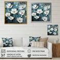 thumbnail image 4 of Designart "Pale Azure Buttercups Simplicity II" Buttercups Floater Framed Wall Art Prints, 4 of 5