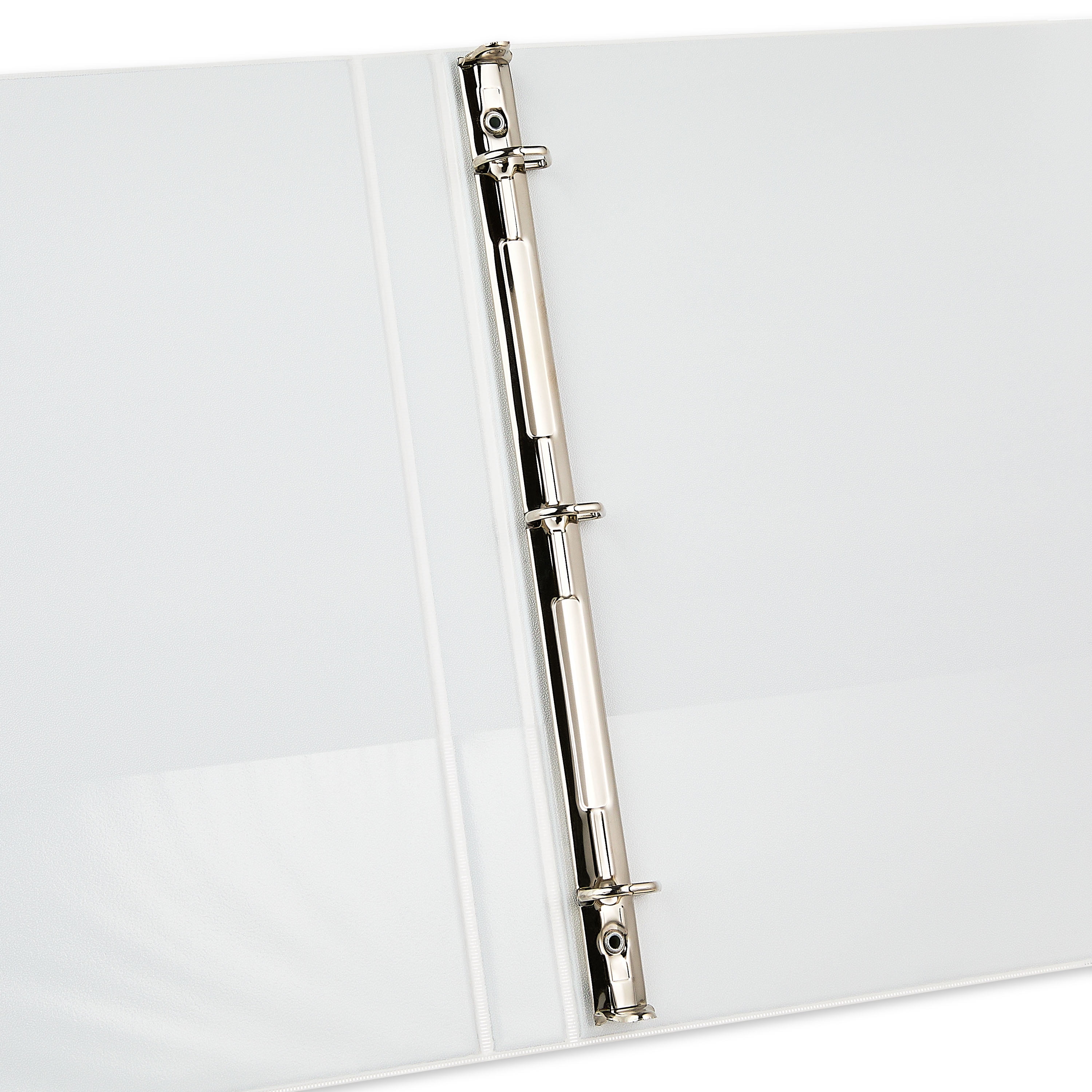Pen+Gear Durable View 0.5-inch D-Ring Binders, White, 4 Count