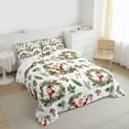thumbnail image 3 of Castle Fairy Santa Claus 3-Piece Full Size Comforter Sets for Teenagers,Xmas Snowman Bedding Comforter Set,Merry Christmas Lightweight Bedding Sets,Ultra Soft Home Decor, 3 of 8