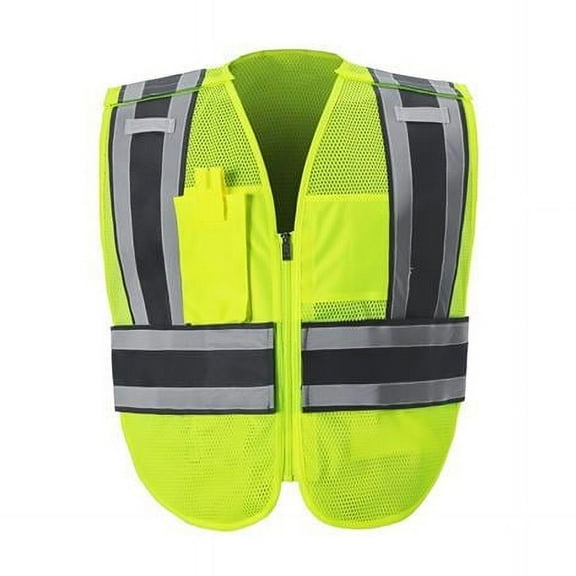 2W International PWB503BL JM High-Viz Public Safety Vest, Blue - Jumbo