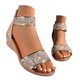 thumbnail image 2 of MKLEKYY Sandalias de Playa para Mujer, Con Cremallera Sólida, Informales, Con Punta Abierta, Cuñas, Zapatos de Playa Cómodos, Sandalias, 2 of 4