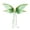 Green, variant on Helii Women's Butterfly Fairy Wings with Floral Leaf Vine Decor, Lightweight Sheer Organza Wings for Adults, Sparkly Halloween Party Costume Accessory for Photo Shoot Stage Purple,One Size