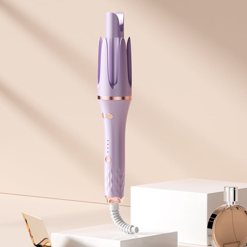 Automatic Hair Curler, Double Ceramic Curling Irons with 1.5" Rotating Barrel, 4 Temps & Timer