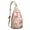 Beige-36, variant on Cute Cartoon Dog Sling Backpack - Funny Bone Pattern Shoulder Bag (Adorable Pet Design, Lightweight & Durable)