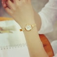 thumbnail image 5 of Citystores Fashion Women Slim Mesh Band Bracelet Round Dial Quartz Wrist Watch Gift, 5 of 7