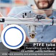 thumbnail image 4 of Corrosion Resistant Ptfe Tube 3d Printer Ptfe Tube 1 Meter Connector Tubing for 1.75 Filament High Temperature Corrosion Resistant Resistant Grade Low, 4 of 8