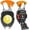 W5147-Orange, variant on Keychain Work Light Keychain Flashlights, 7 Lighting Modes, 1600 Lumens, COB Rechargeable Multi-Function Work Light with Electric Lighter, Seat Belt Cutter, Screwdriver, Whistle