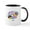 White/Black Inside, variant on CafePress - Furb Moji Friends - 11 oz Ceramic Mug - Novelty Coffee Tea Cup