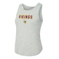 thumbnail image 2 of Women's Concepts Sport  Heather Gray/Purple Minnesota Vikings Regulate Plaid Tank Top & Pants Sleep Set, 2 of 5