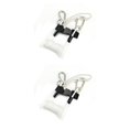 thumbnail image 1 of Greeniant Cuerda de resorte de buceo resistente, conveniente, confiable, accesorio de fijación flexible, cuerdas antipérdida, correa a prueba de Blanco 2piezas Greeniant CBP203768, 1 of 6