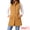 Brown, variant on DARING DIVA Women's Stand Collar Sleeveless Puffy Jacket Lightweight Gilet S Black