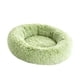 thumbnail image 5 of Cama redonda de felpa para mascotas, escondite, mejora el sueño y calma a tu perro o gato. verde, 5 of 8