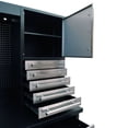 thumbnail image 4 of Stainless Steel Storage Chest, 7-Ft, TMG Heavy Series™, 22 Drawer, Top Cabinets, All-in-One Welded Frame, Keyed Alike Locks, TMG-SC22DS, 4 of 5