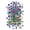 blue + purple, variant on Kilougeis Artificial Flowers Outdoor Spring Summer Decor,Fake Hanging Plastic Greenery Hanging Flowers for Outside Gardens Porch Wall Home 2026 New