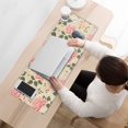 thumbnail image 3 of Long Mouse Pads for Desk,Pioneer Flower Floral Print Pattern Desk Mats on Top Of Desks, Desk Mouse Pad Extra Large with 3mm Non-Slip Base and Stitched Edge for Gaming,Office,Work,Home 31.5"x11.8", 3 of 6