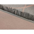 thumbnail image 5 of Granjero Gordo Funda de sofá geométrica, funda de toalla para sofá de sala de estar, funda protectora fácil de lavar, 70,87 x 102,36 pulgadas, gris y rosa, 5 of 5