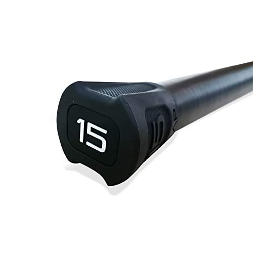 CAP Non-Slip Weighted Workout Bar, 15 lb