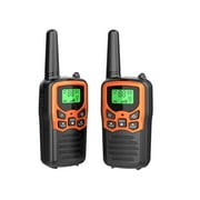 Talkie-walkies pour adultes avec grande portée - Talkie walkie mains libres 5 km avec lampe de poche rétroéclairée LED