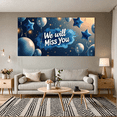 thumbnail image 6 of Blue Watercolor Backdrop Banner with Balloons Stars Decors for Farewell Party, Photo Booth Background, Event Decorations, Celebration Supplies, Party Props, 6 of 7