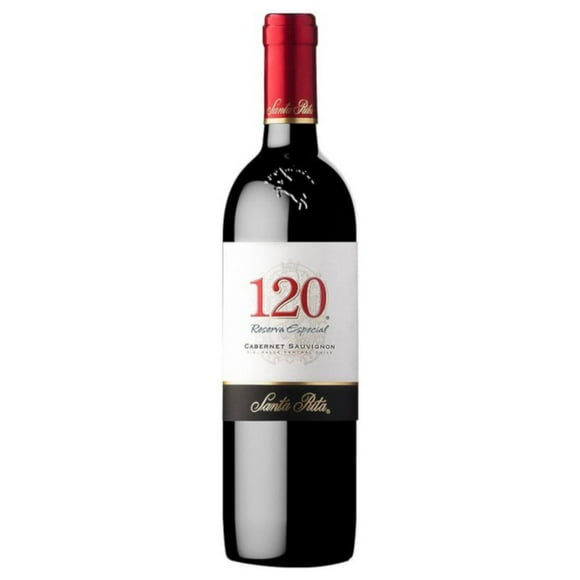 Pack de 12 Vino Tinto Santa Rita 120 Cabernet Rva. Esp. 187.5 ml