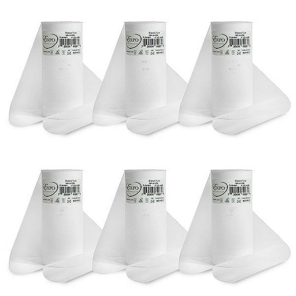 Expo Int'l Pack of 6 Premium Matte Tulle Spool of 6-inch X 25 Yards
