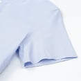 thumbnail image 5 of SUNSIOM Hommes Chemises en Coton à Manches Courtes Col Rond Bouton T-shirt d'Été, 5 of 5