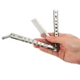 thumbnail image 1 of Peine plegable Entrenamiento de práctica Cuchillo de mariposa Cepillo de peluquería (Plata) Ehuebsd Cuidado Belleza, 1 of 9