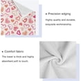 thumbnail image 3 of Coolnut 3 PCS Towel Valentine's Day Mother's Day Red Hearte Love Cotton Bath Towel Set (1 Bath Towel, 1 Hand Towel, 1 Washcloth) for Bathroom, Super Soft and Quick Dry Towels, 3 of 6