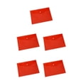 thumbnail image 3 of Matsuzay 10 unids/set organizador de carpetas transparente impermeable para documentos almacenamiento portátil transparente rojo transparente Type2 NO2, 3 of 6