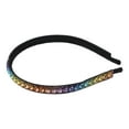 thumbnail image 5 of Unique Bargains 1 Pcs Rhinestone Headband Faux Crystal Headbands Hair Accessories for Women Multicolor 0.47 Inch Wide, 5 of 6