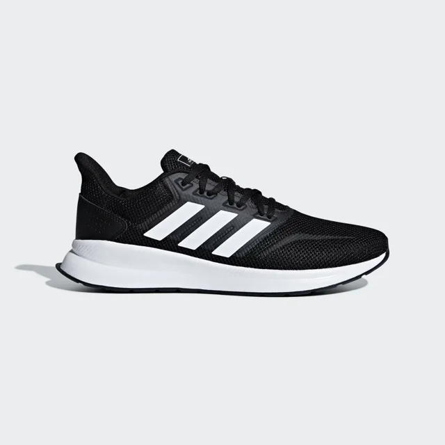 Adi - das RunFalcon Men's Running Shoes Size 9UK Black Gym New Sneakers Trainers