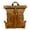 Khaki, variant on New Simple Retro Wax Canvas Backpack Men's Casual Leather,Khaki