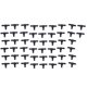 thumbnail image 2 of 600 Piezas (30 Pares) Kit de Riego de JardíN Gotero de Atomización Ajustable Junta T de Conexión de Atomización Kit, 2 of 5